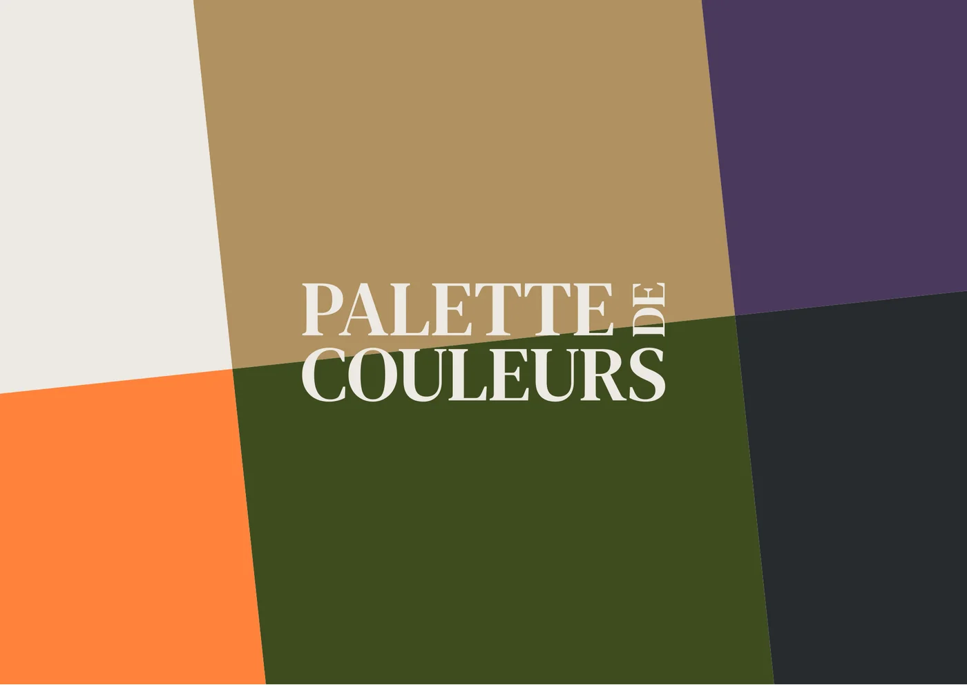 Les Ruches d'Autrefois, palette de couleurs