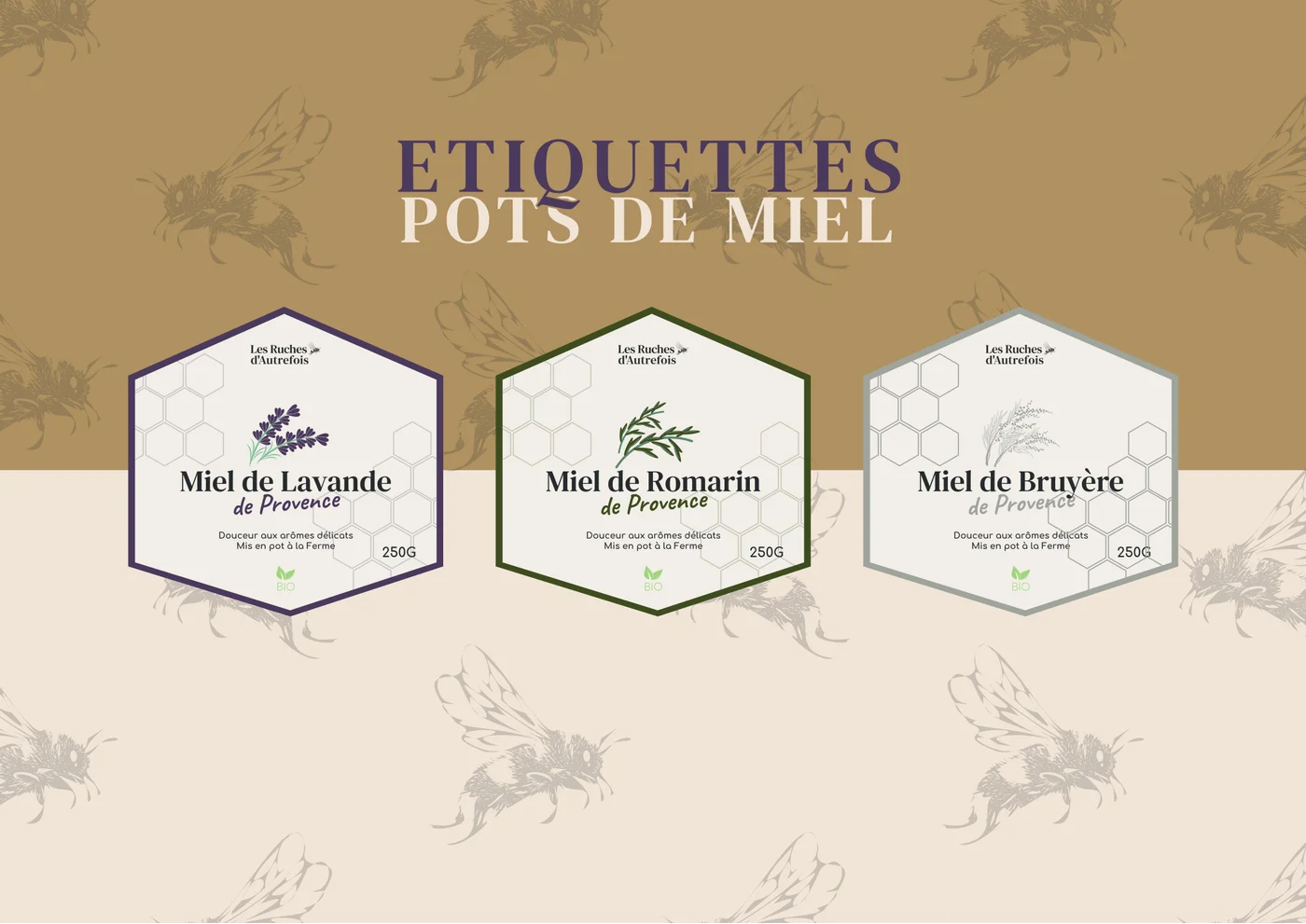 Les Ruches d'Autrefois, applications print
