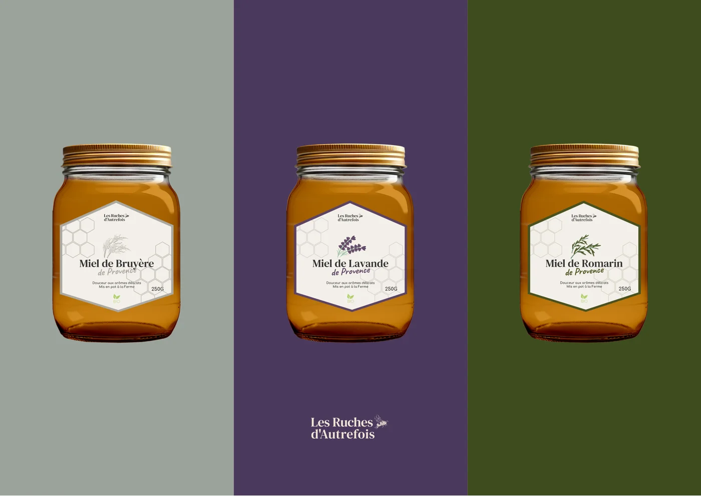 Les Ruches d'Autrefois, applications print suite